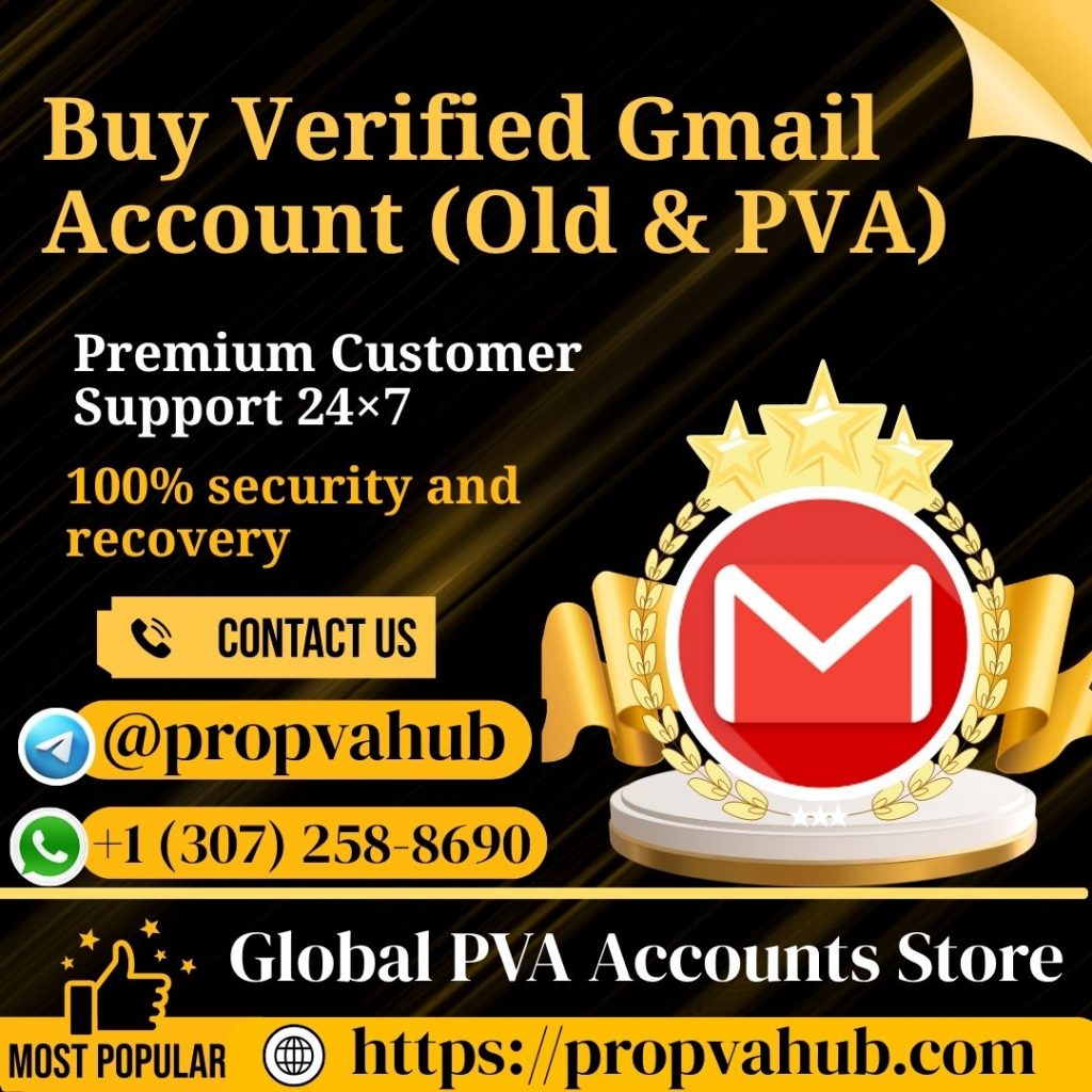 Best 10 Place to Buy Verified Gmail Account (Old & PVA)