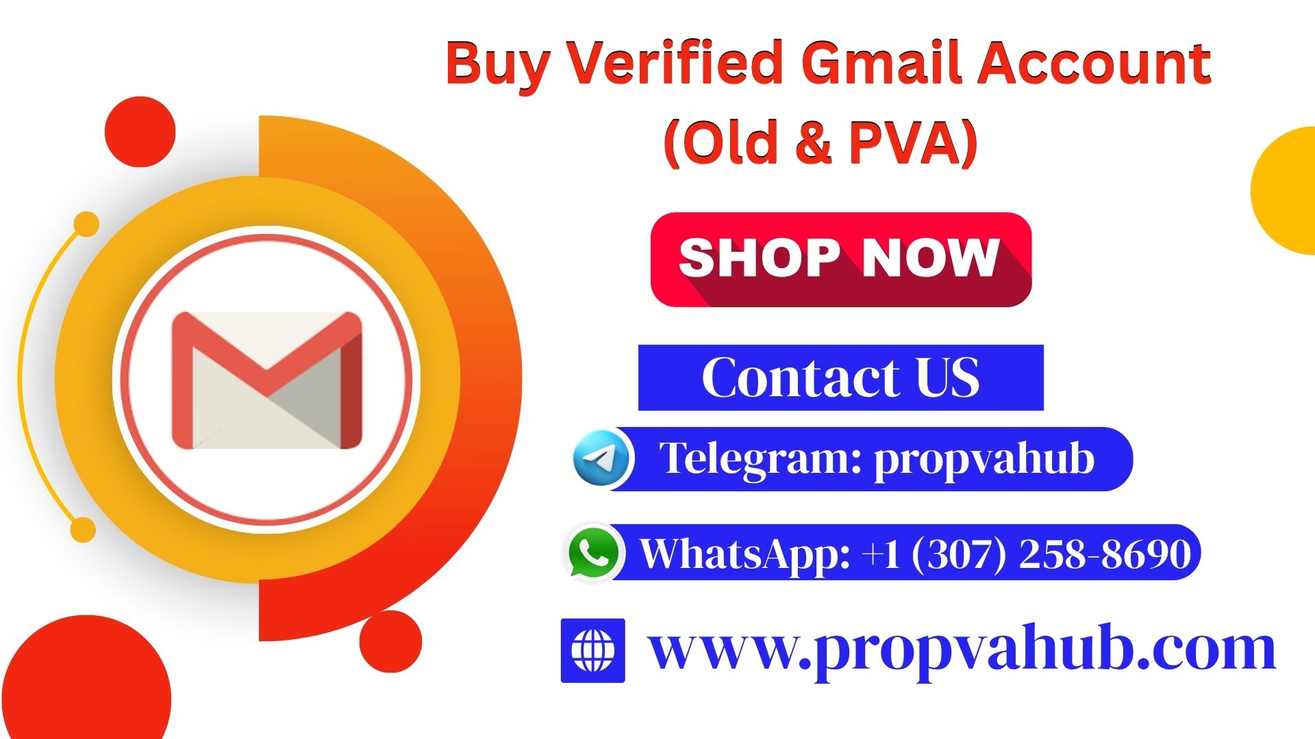 Best 10 Place to Buy Verified Gmail Account (Old & PVA)