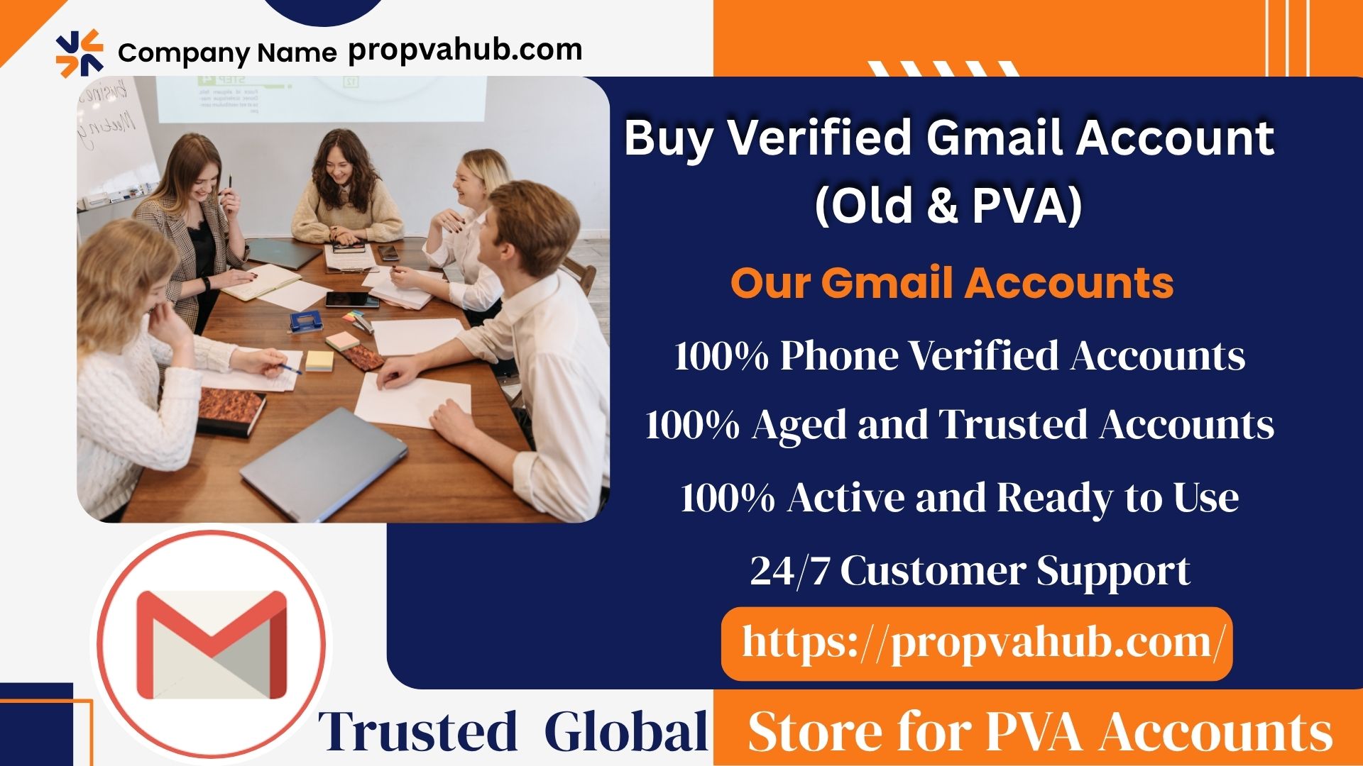 Best 10 Place to Buy Verified Gmail Account (Old & PVA)
